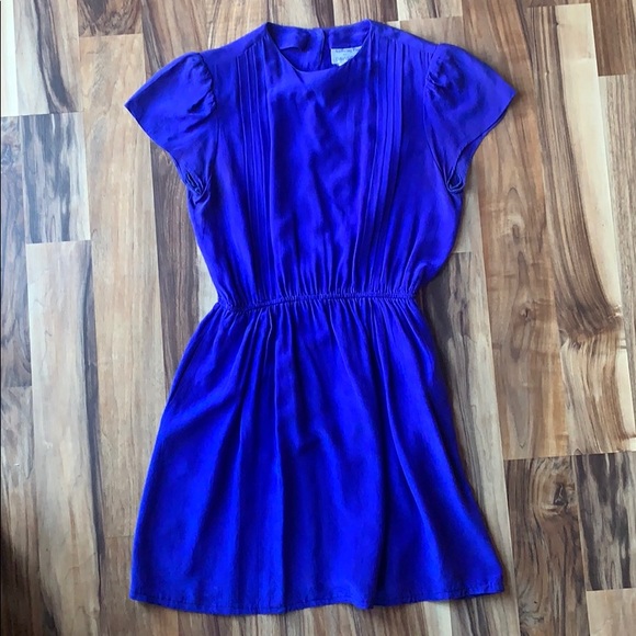 Vintage Dresses & Skirts - Vintage Anthony Pan 100% Silk Vintage Dress